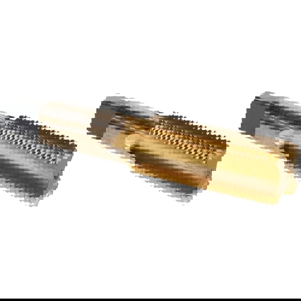 Straight Flute Tap: 7/8-14, UNF, 4 Flute, Bottoming, 2 & 3B, High-Speed Steel, Titanium Nitride Finish